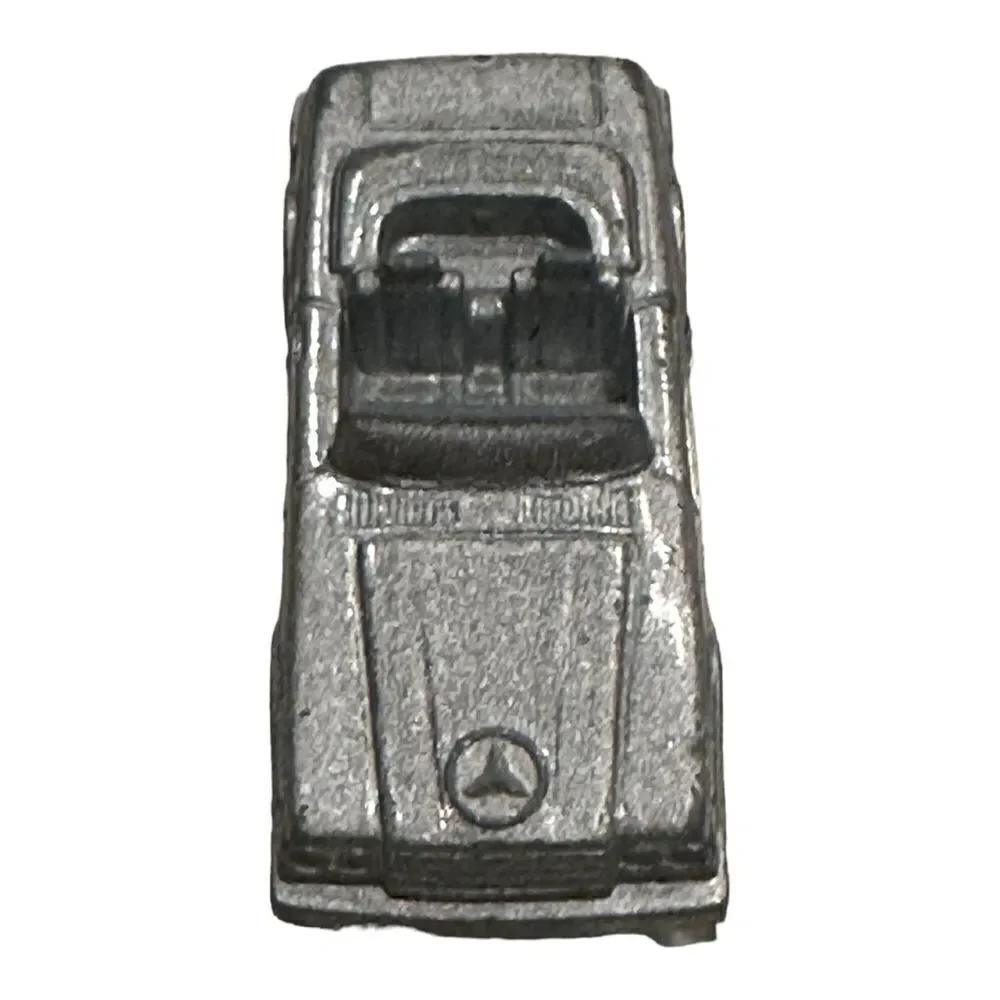 Vintage Tootsietoy Silver Car Mercedes Benz